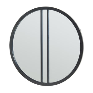 Lustro ścienne Suomussalmi Ø60 cm czarne [en.casa]