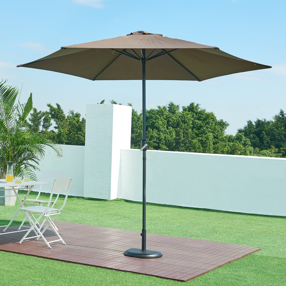 Sonnenschirmständer Bisenti Beton 45x29x4,5 cm Schwarz 10 kg [casa.pro] - premiumXL