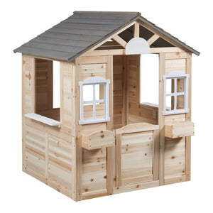 Domek do zabawy Acciano 131x113x97 cm drewno jodłowe [casa.pro]