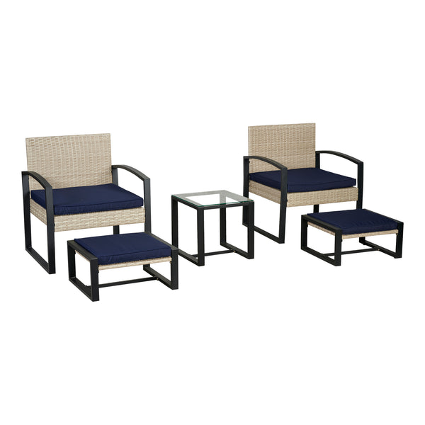 5-częściowy zestaw mebli ogrodowych Calvello [casa.pro]