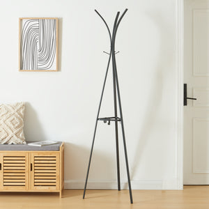 Wieszak na płaszcze Vevelstad 181x52,5x52,5 cm stal [en.casa]