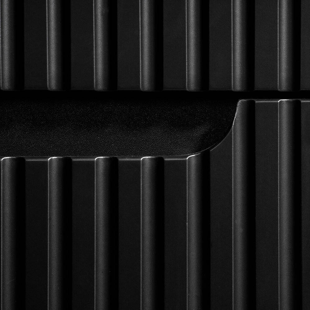 Szafka wysoka Newport 140x30x25 cm czarna [en.casa]