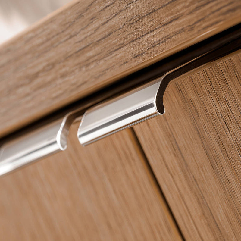 Szkic wymiarowy Newport 7-częściowy dębowy zestaw mebli łazienkowych [en.casa]