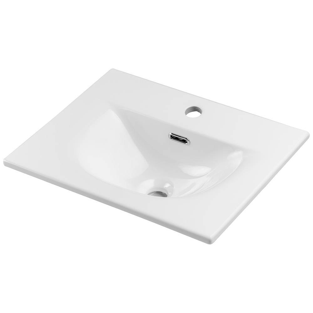 Waschtisch Skelbolu 50x57x39 cm LED - Spiegel Eicheoptik [en.casa] - premiumXL