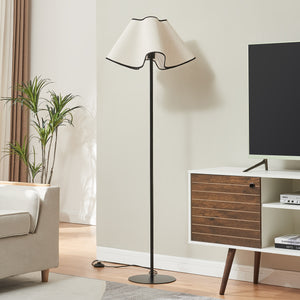 Lampa podłogowa Ashton 153cm czarny/biały [lux.pro]