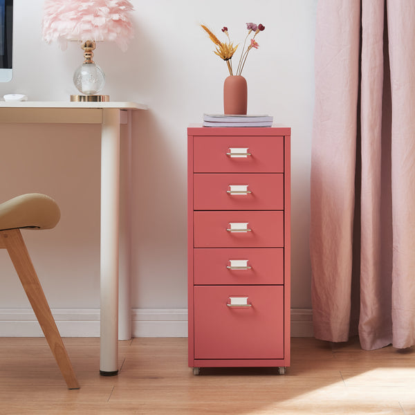 Kökar mobilny cokół z 5 szufladami 69x28x41 cm [en.casa]
