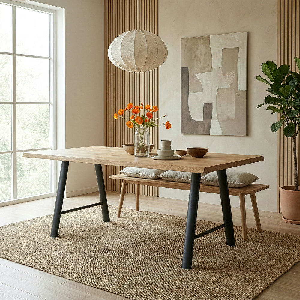 Stelaż stołu zestaw 2 szt. Hullem stal 72x70x10 cm czarny [en.casa]