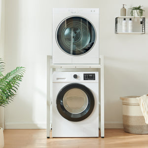 Półka pod pralkę wysoka 105x73x63 cm biała [en.casa]