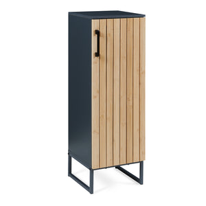 Szafka łazienkowa Svanes 90x30x30 cm Ciemnoszary/Naturalny [en.casa]