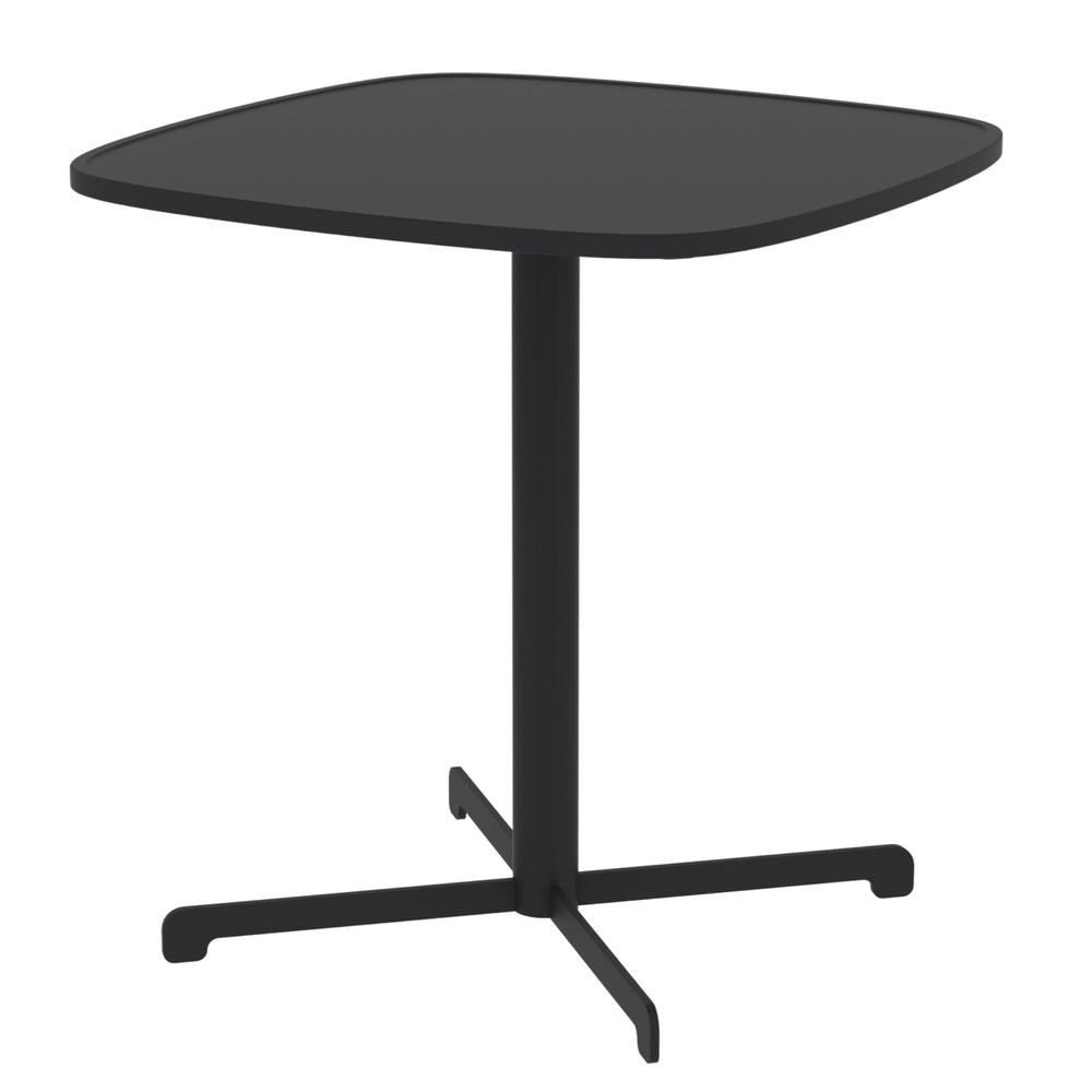Stół bistro na zewnątrz Foggia 75x70x70 cm stal antracytowa [casa.pro]