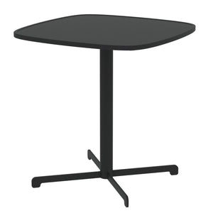Stół bistro na zewnątrz Foggia 75x70x70 cm stal antracytowa [casa.pro]