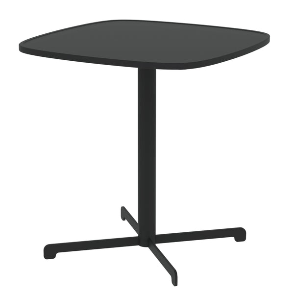 Stół bistro na zewnątrz Foggia 75x70x70 cm stal antracytowa [casa.pro]
