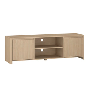 Szafka RTV Takranmaa 150x40x50 cm dąb dekor [en.casa]