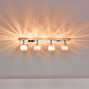 [lux.pro]® Stylowa lampa sufitowa - Futura - chromowana