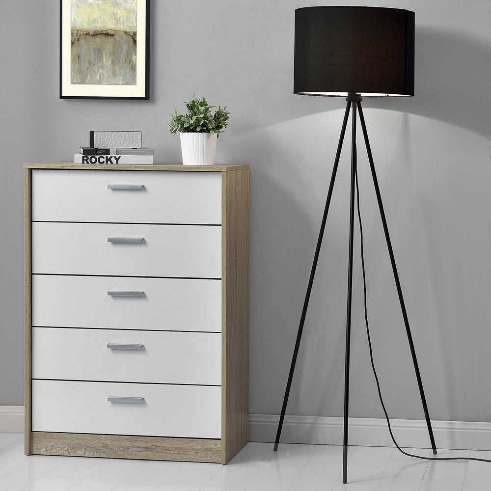 Stehleuchte Drehfuß 1x E27 Ø 29,5 x 150 cm Schwarz lux.pro - premiumXL