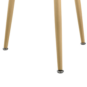 Stół jadalniany Camille Ø80 cm retro design biały en.casa