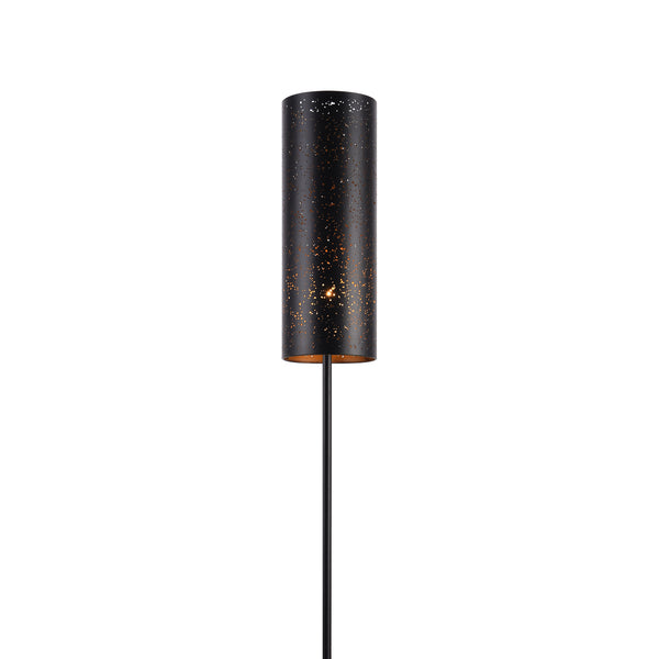 [lux.pro]® Lampa stojąca metalowa czarna Perth