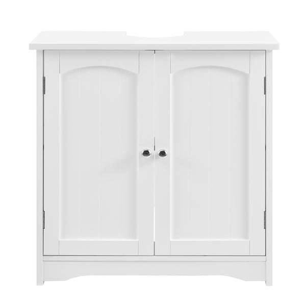 Szafka pod umywalkę biała 60x60x30cm en.casa