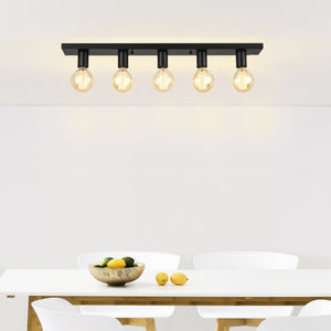 Lampa sufitowa Korinth 5-płomienna okrągła metal E27 lux.pro