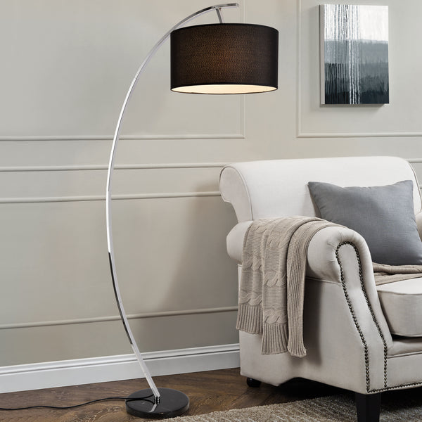 Lampa stojąca Steiermark 153 cm E27 60W Czarna lux.pro