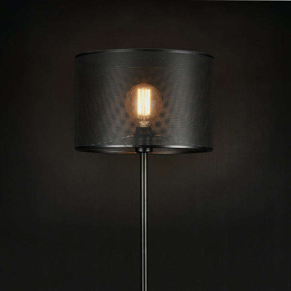 Lampa podłogowa Arensburg 153 cm metal E27 60W czarna lux.pro
