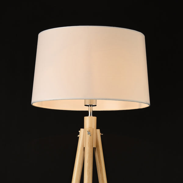 Lampa podłogowa Tomar 153 cm 1xE27 Max. 60W Biała lux.pro