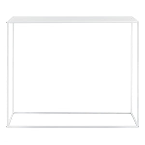 Konsola Aiora 95x110x32cm metalowa biała [en.casa]