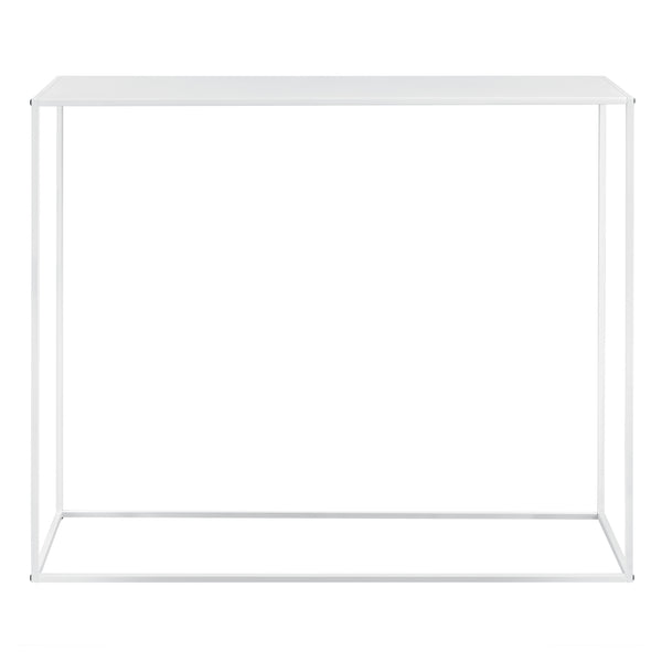 Konsola Aiora 95x110x32cm metalowa biała [en.casa]
