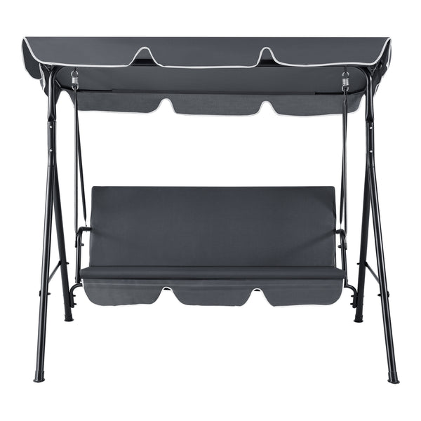 Huśtawka Hollywood 172x112x152cm 3-osobowa maks. 270 kg en.casa