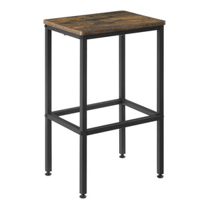 Stołek barowy Örebro zestaw 2 sztuk ciemne drewno en.casa