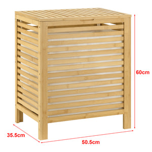 Bambusowy kosz na pranie Skövde [en.casa]