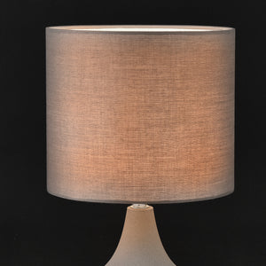 Lampa stołowa Pilgrimstad 1xE27 szary antracyt [lux.pro]