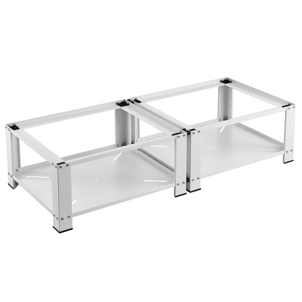 Cokół pralki 2-krotny Cremlingen 150 kg Biały [en.casa]