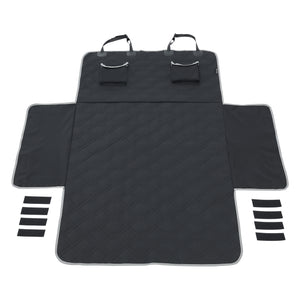 Pokrowiec na samochód Wolverhampton 185 x 171 cm Ochrona bagażnika Czarny [en.casa]