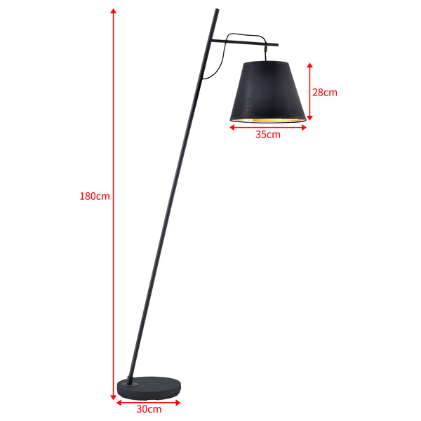 Lampa podłogowa Nottingham czarna [lux.pro]