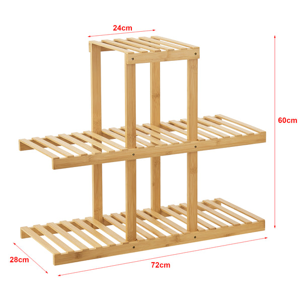 Regał na rośliny Halsua 60x72x28 cm Stolik na kwiaty [en.casa]