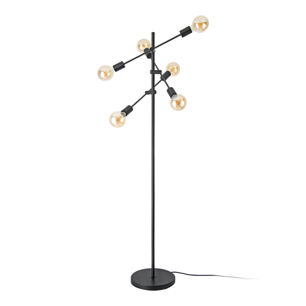 Lampa podłogowa Craigavon 154cm x 28cm czarna [lux.pro]