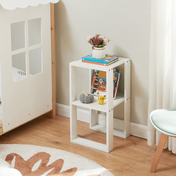 Stolik boczny Thyholm 55x30x30 cm biały [en.casa]