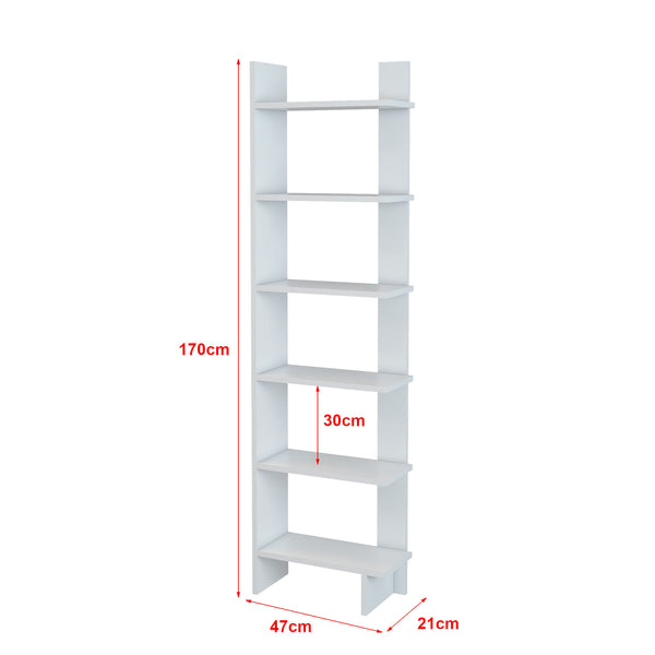 Regał Midtdjurs biały [en.casa]