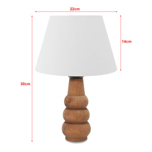 Lampa stołowa Poole 1xE27 biała [lux.pro]