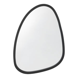 Lustro ścienne Grottole czarne, matowe 62x50cm [en.casa]