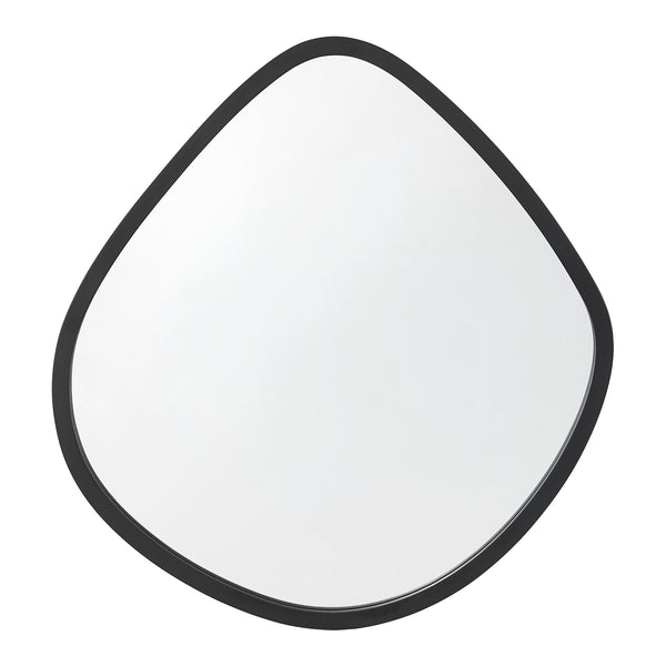 Lustro ścienne Galatone czarne, matowe 64x60cm [en.casa]