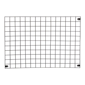 Kratka ścienna Sæby metal 75 x 55 cm czarna [en.casa]