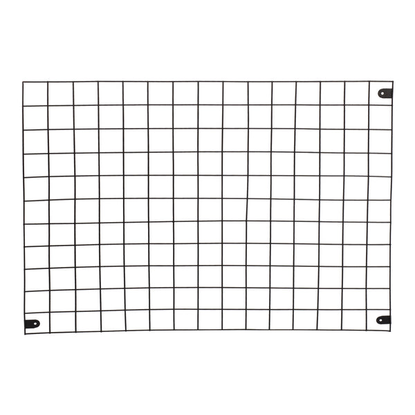 Kratka ścienna Sæby metal 75 x 55 cm czarna [en.casa]