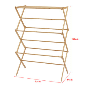 Składany konik Grinau bamboo [en.casa]
