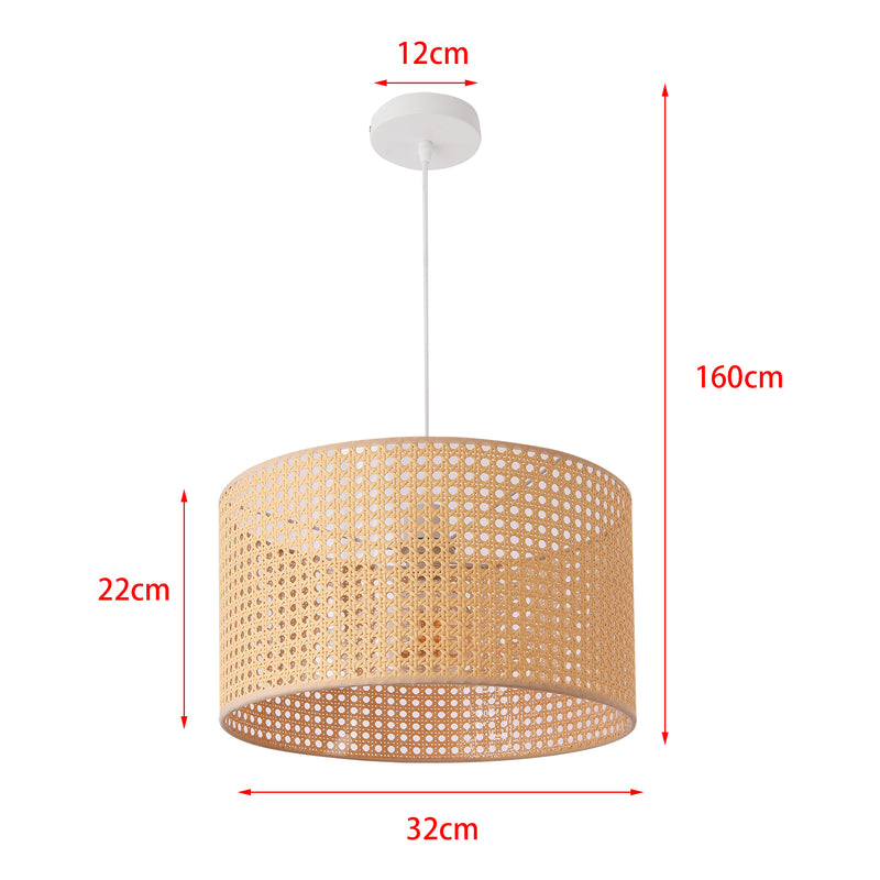 Szkic wymiarowy Lampa wisząca Shrewsbury beżowy / biały [lux.pro]