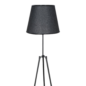 Lampa stojąca Musselburgh 1 x E27 metal czarny [lux.pro]