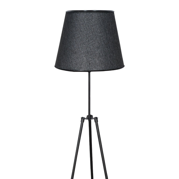 Lampa stojąca Musselburgh 1 x E27 metal czarny [lux.pro]