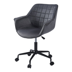 Krzesło biurowe Kaavi Ciemnoszary [en.casa]