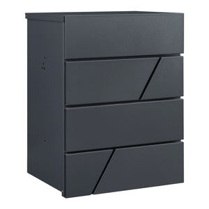 Skrzynka na listy Søllerød 58x44x35cm antracyt [en.casa]